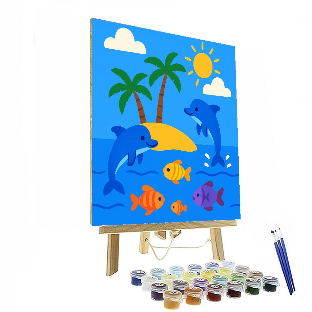Tropical Island Hoppers Painting By Numbers Kit