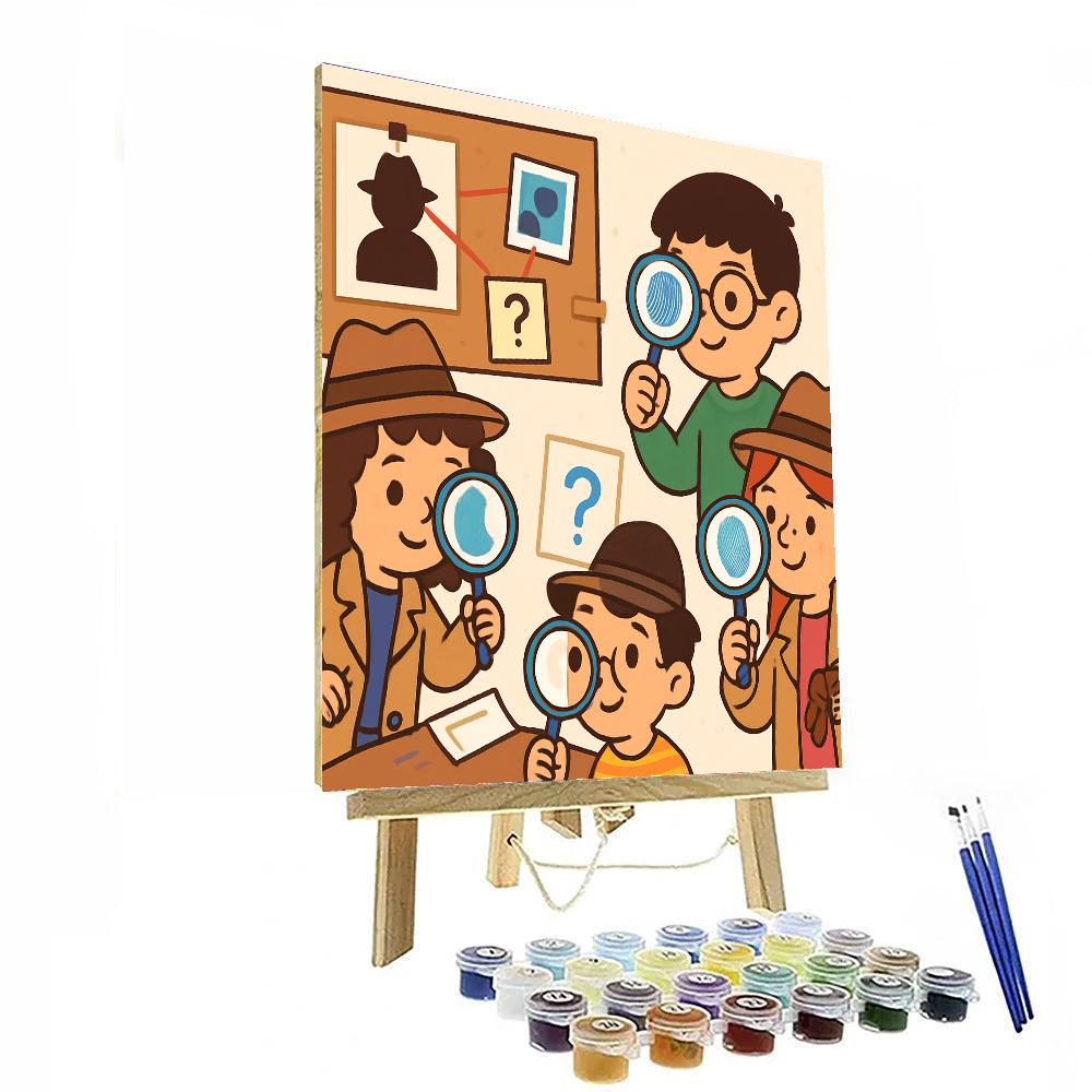Super Sleuth Detective Club Numbered Painting Kits