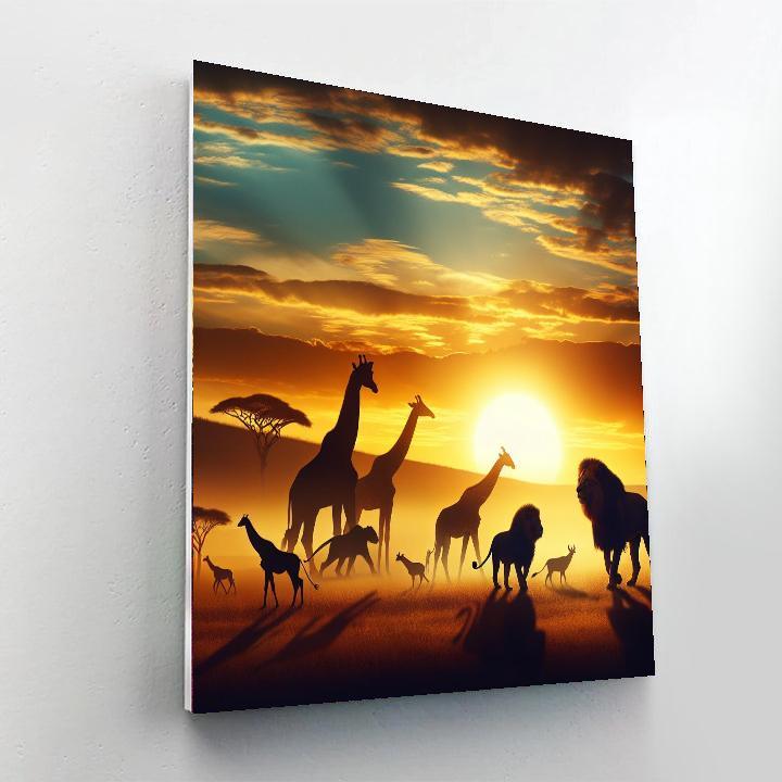 Savannah Dawn Adventure Paint By Number