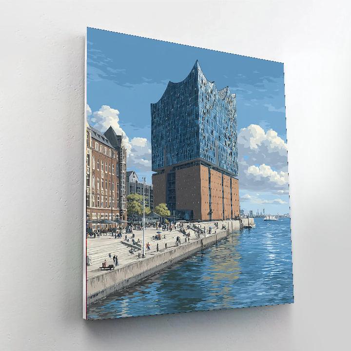 Elbphilharmonie DIY Paint By Numbers