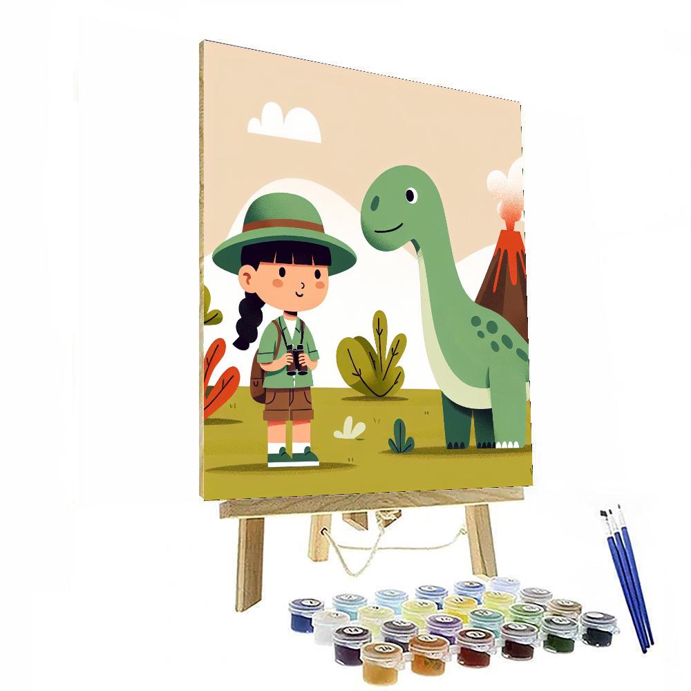 Dinosaur Explorer's World DIY Paint By Numbers