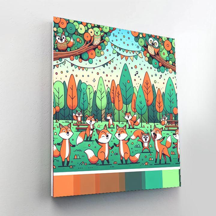 Whimsical Forest Party Paint By Number