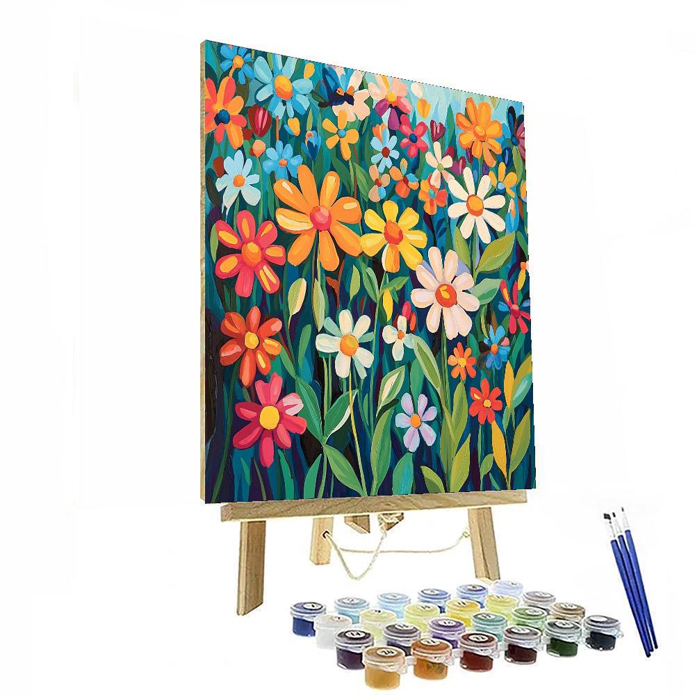 Nature’s Playground With Mom Paint By Color