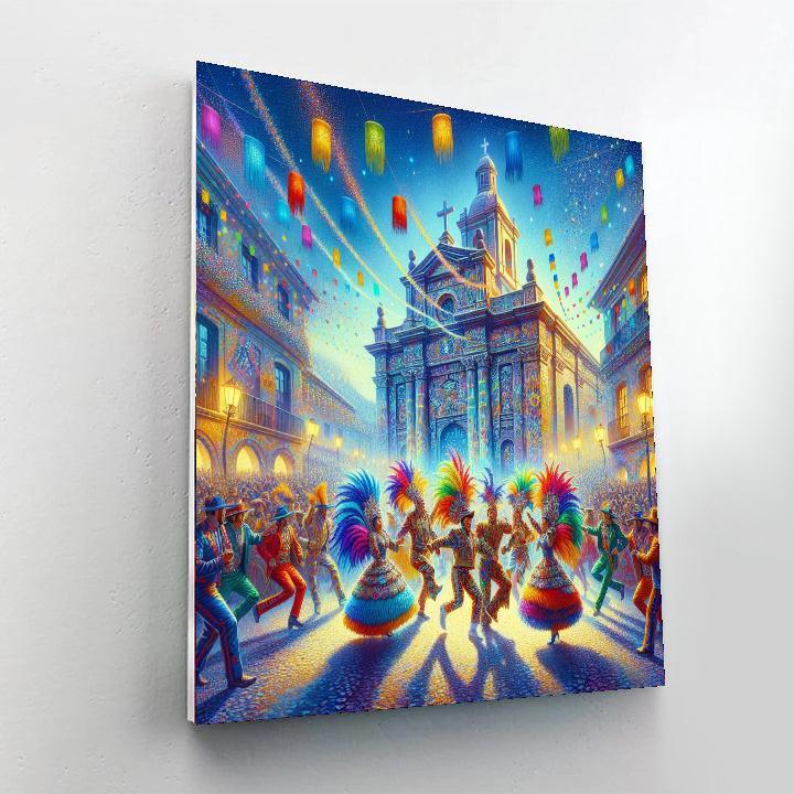 Fiesta De La Tirana - Chile Painting By Numbers Kit