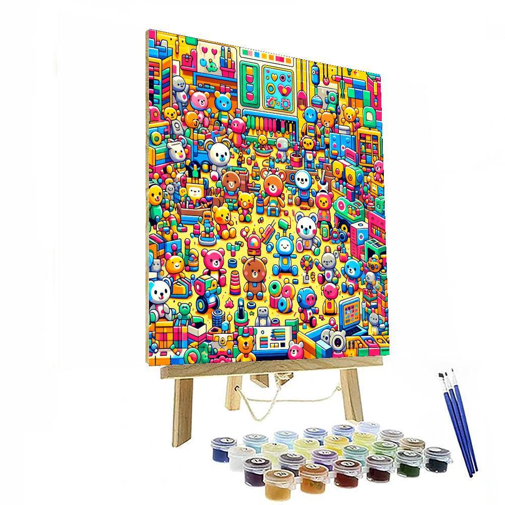 Magical Toy Workshop Numbered Painting Kits