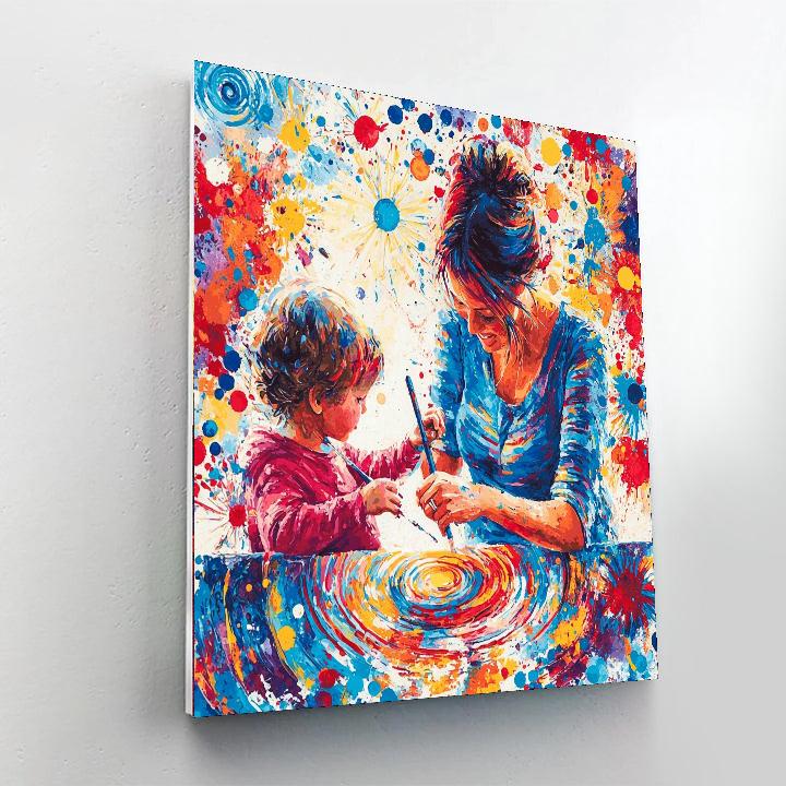 Hands That Shape The Future Number Painting