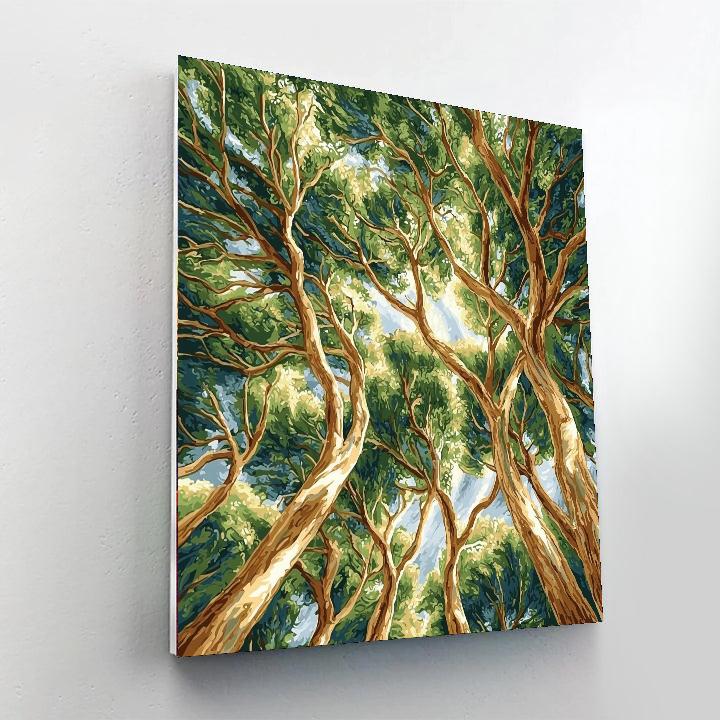 Michelangelo Inspired Forest's Grace  Numbered Painting Kits