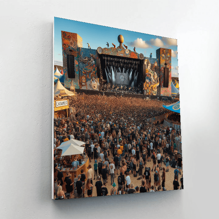 Pukkelpop Festival - Hasselt, Belgium Paint By Color