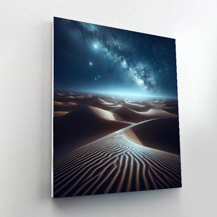 Mystic Desert Night Paint By Color