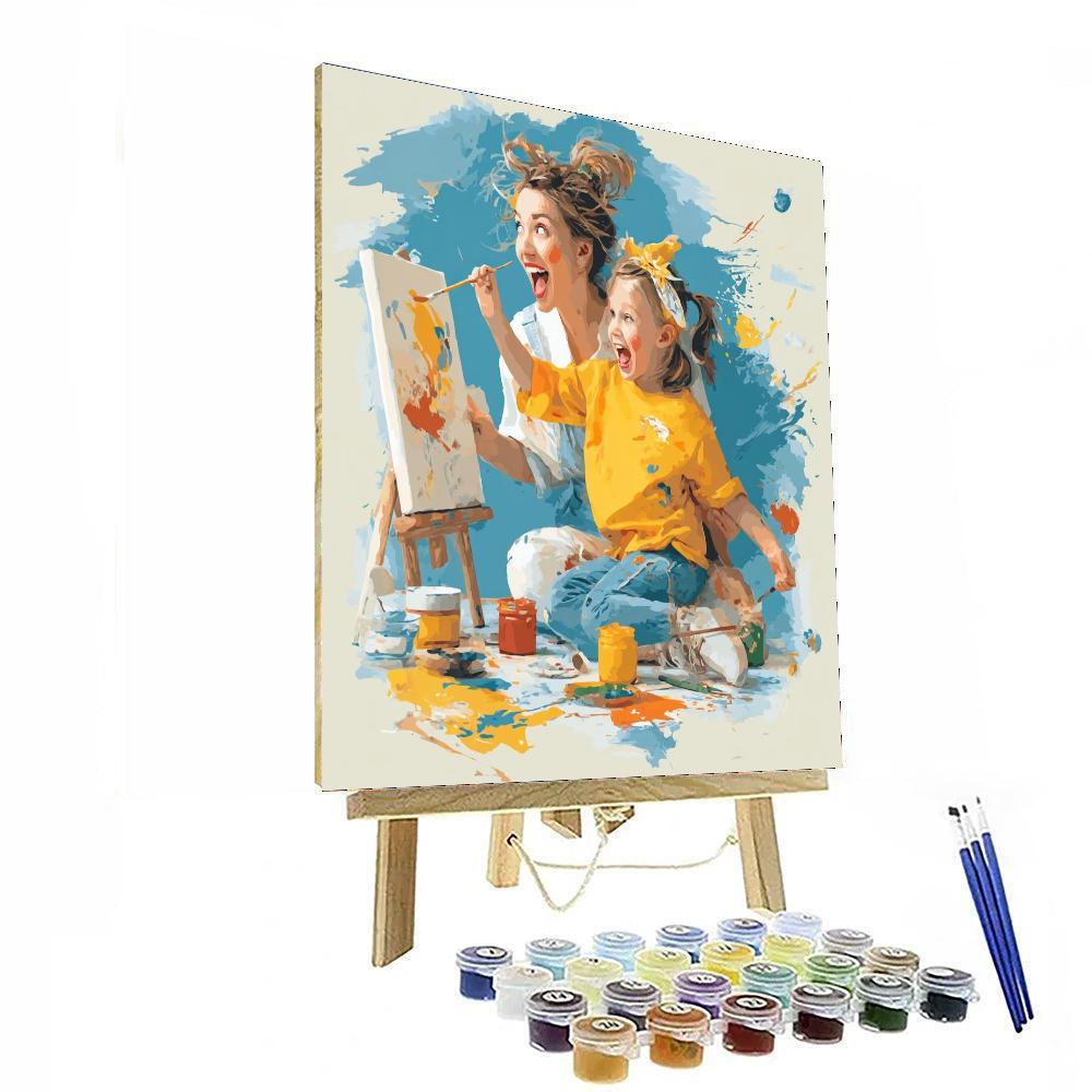 Painting Together Number Painting