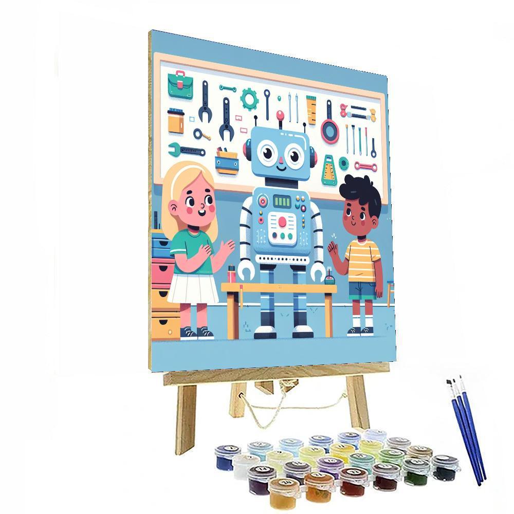 Robotics Adventure Quest Paint By Numbers