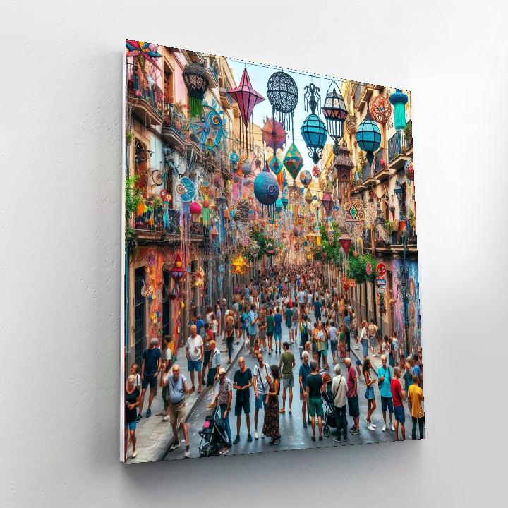 Festa Major De Gràcia - Barcelona, Spain Paint By Numbers