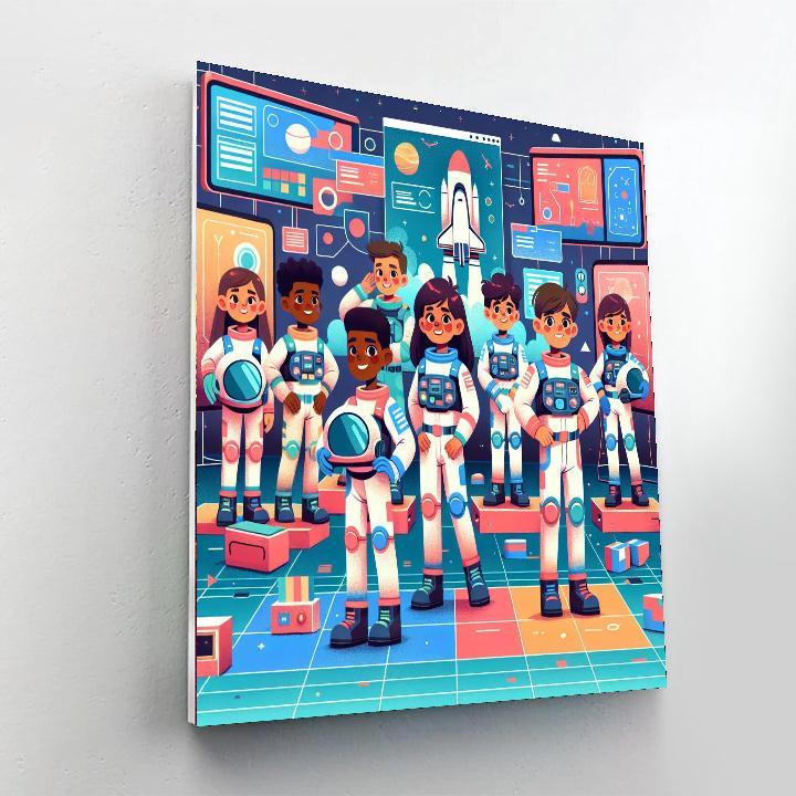 Space Cadet Bootcamp Paint By Color