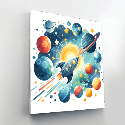 Space Voyage Adventure Paint By Numbers Kits