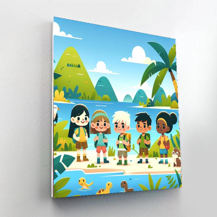 Island Paradise Adventure Paint By Color