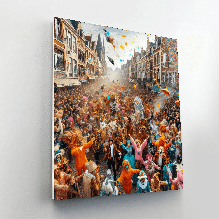 Carnival Of Dunkerque - France Number Painting