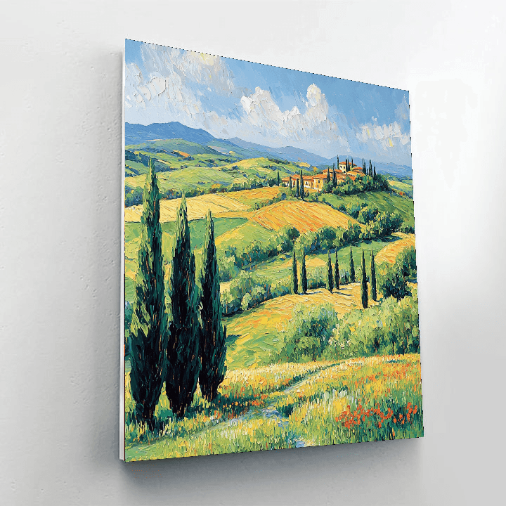Claude Monet Inspired Timeless Tuscany  Paint By Numbers
