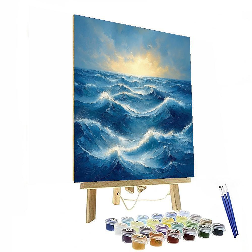 Michelangelo Inspired Eternal Voyage  Paint By Color