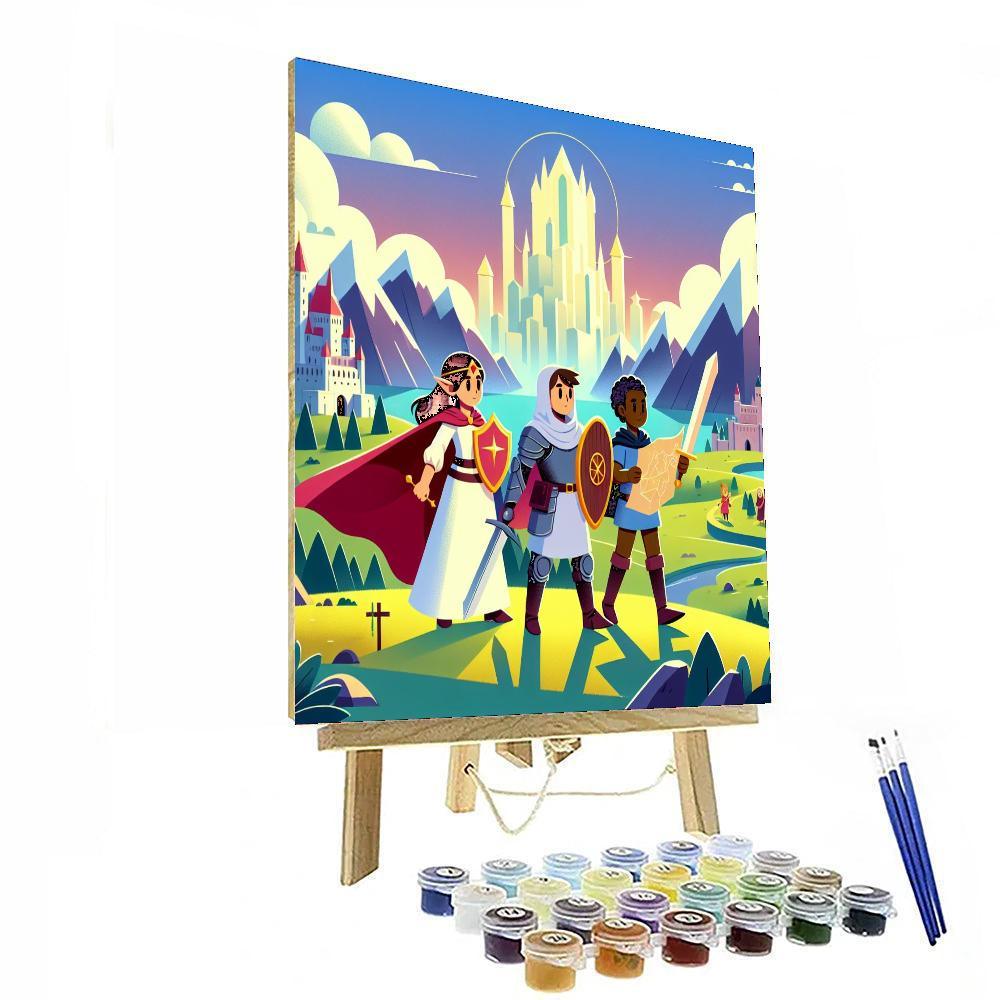 Epic Fantasy Journey Paint By Numbers Art