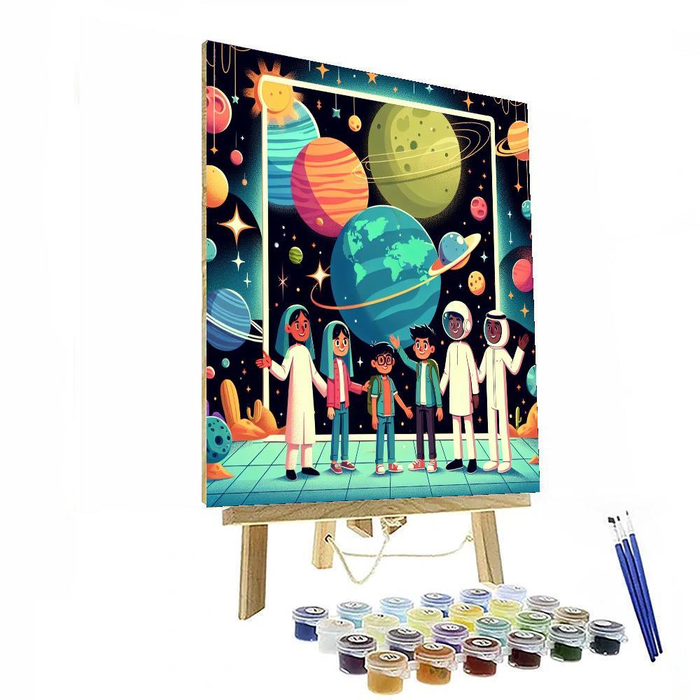 Cosmic Star Adventure Paint By Numbers