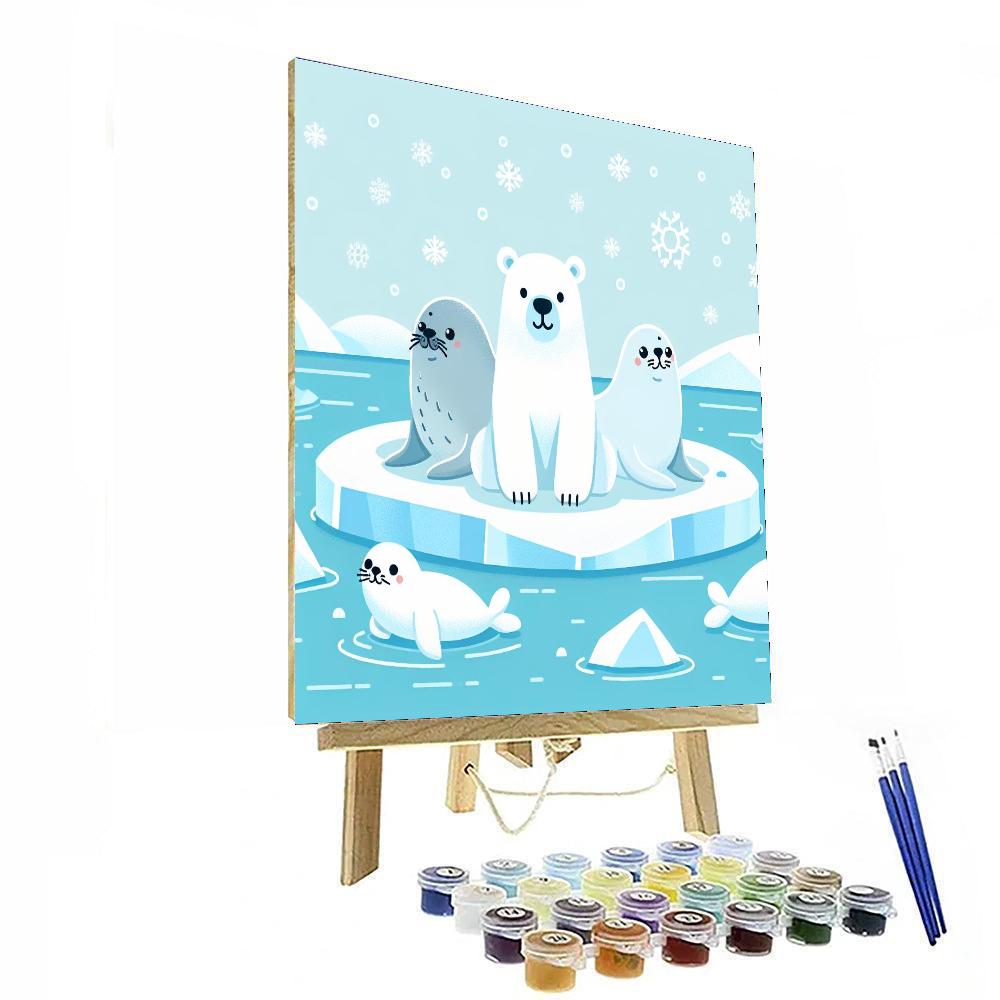 Cozy Polar Retreat Numbered Painting Kits