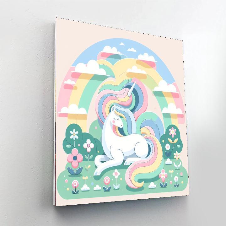 Gentle Unicorn Dreamland Paint By Number
