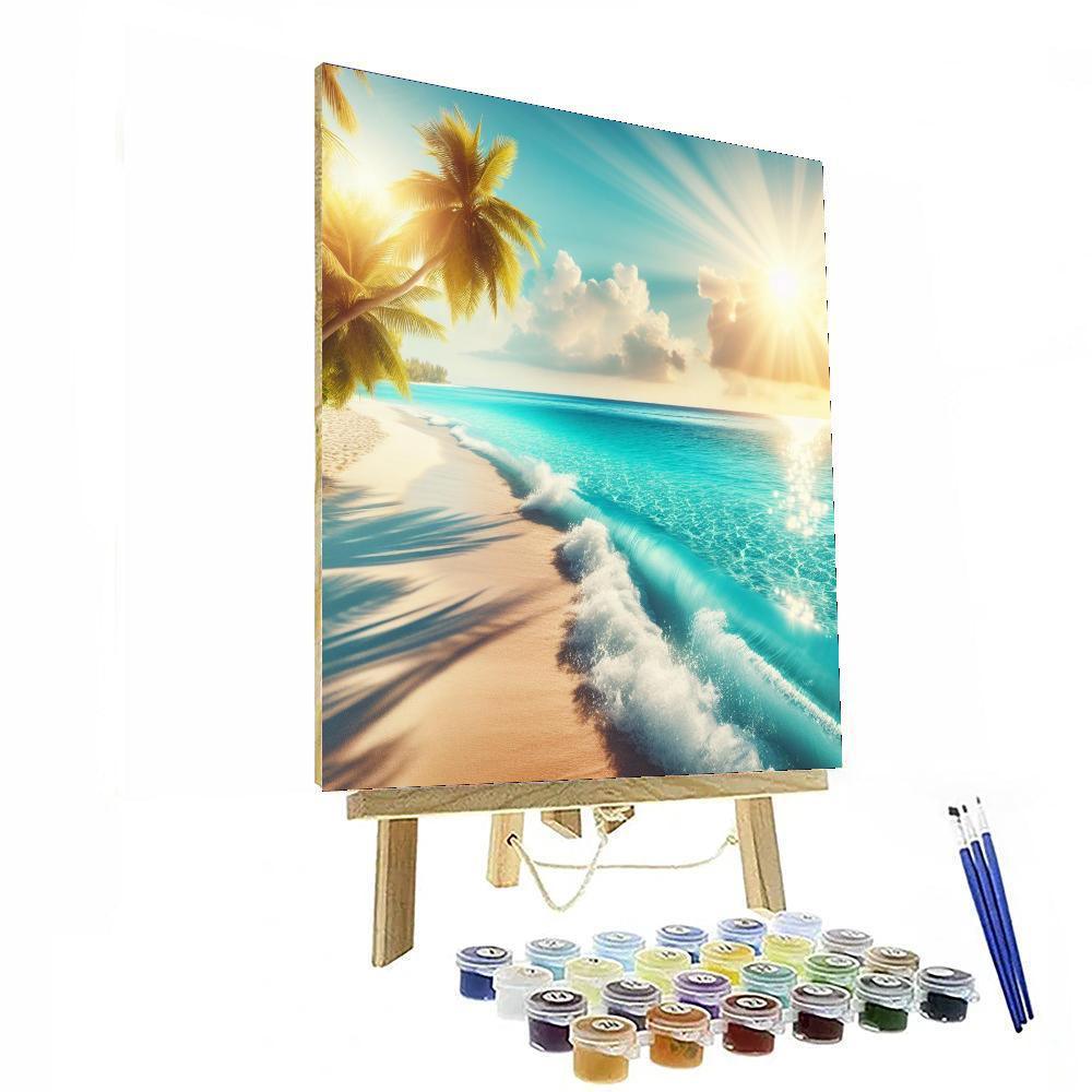 Glistening Ocean Paradise Paint By Numbers