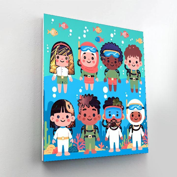 Undersea Explorer Quest Paint By Number