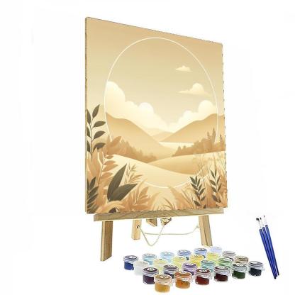 Nature's Golden Tranquility Paint By Number