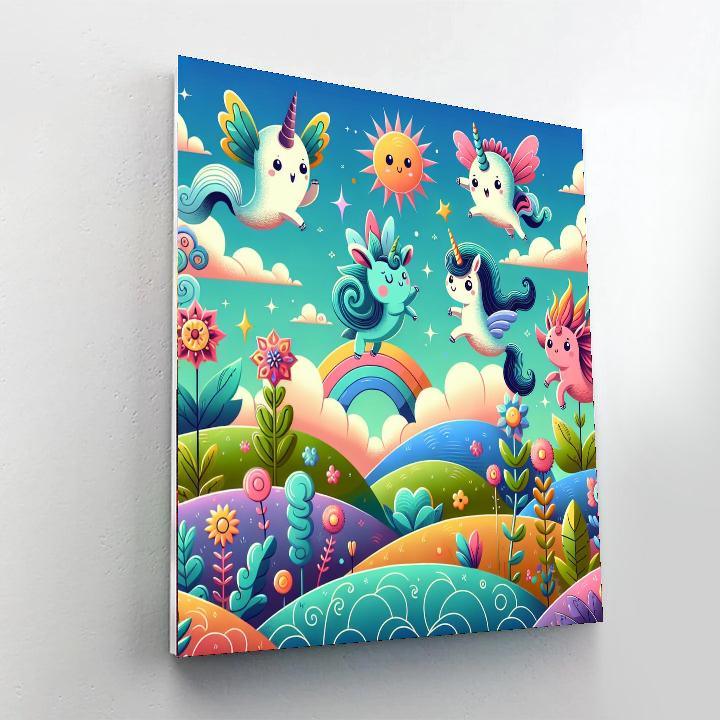 Fantasy Land Exploration Painting Number Kit
