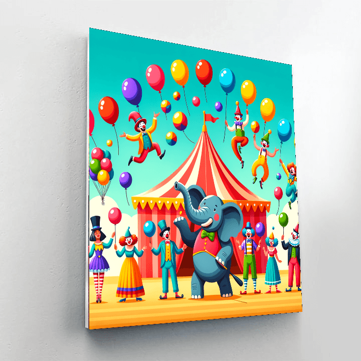 Circus Of Colors Paint By Color