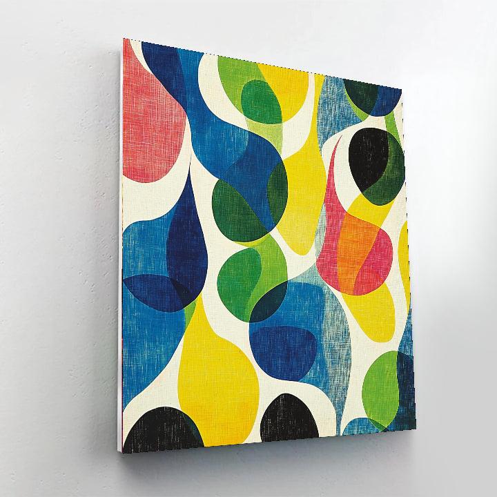 Joan Miró Inspired Fluid Landscapes  Paint By Color