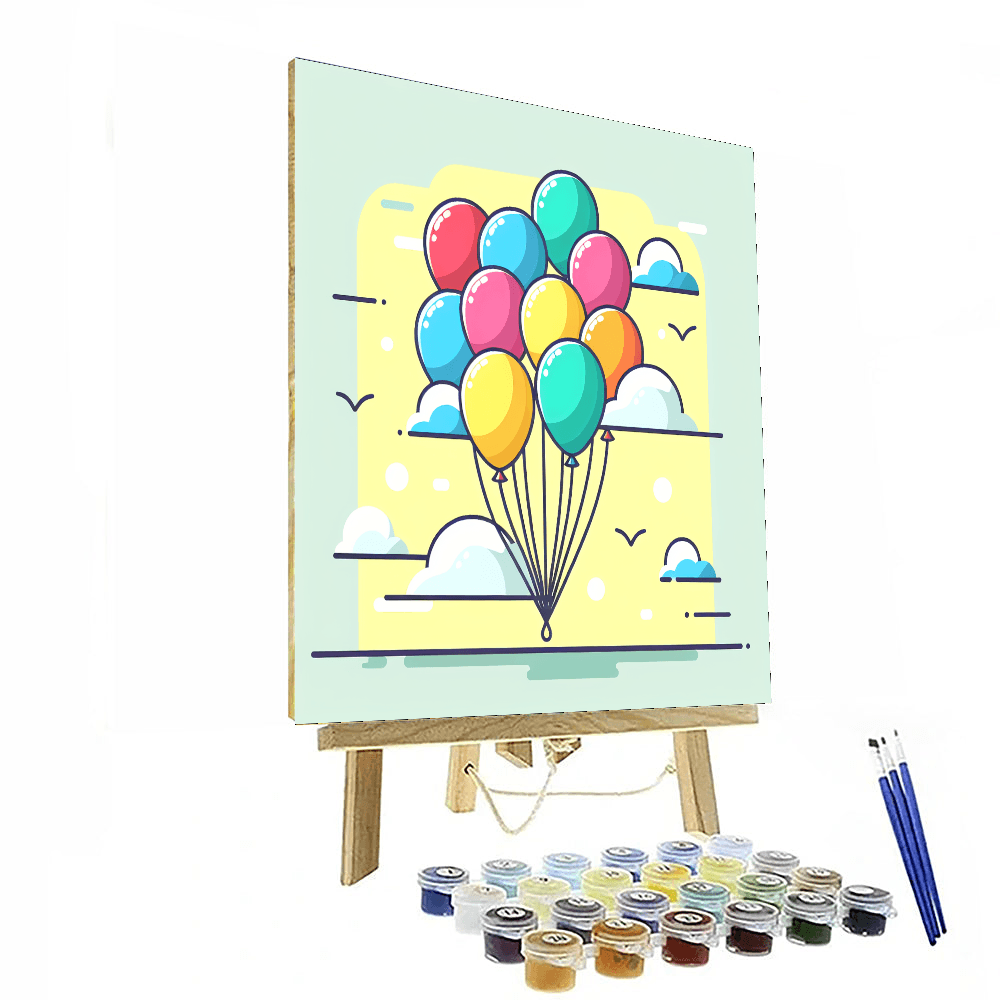 Breezy Balloons Paint By Numbers Kits