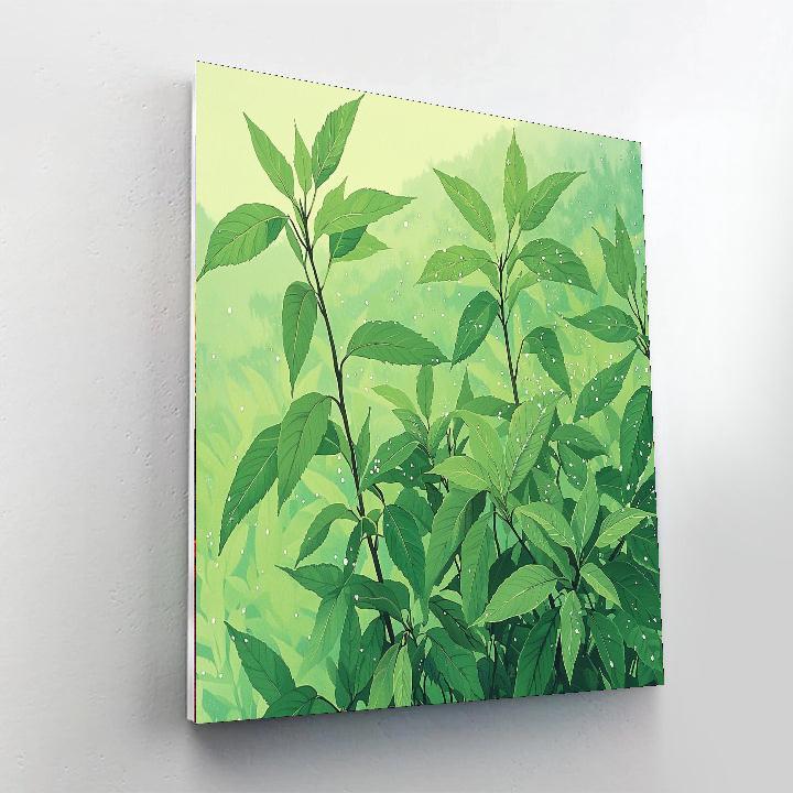 Utagawa Hiroshige Inspired Calm Morning Dew  Number Painting