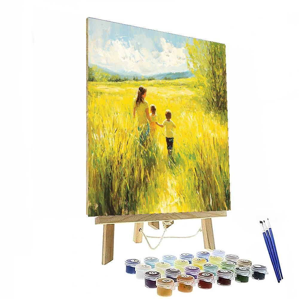 Fields Of Happiness Painting Number Kit