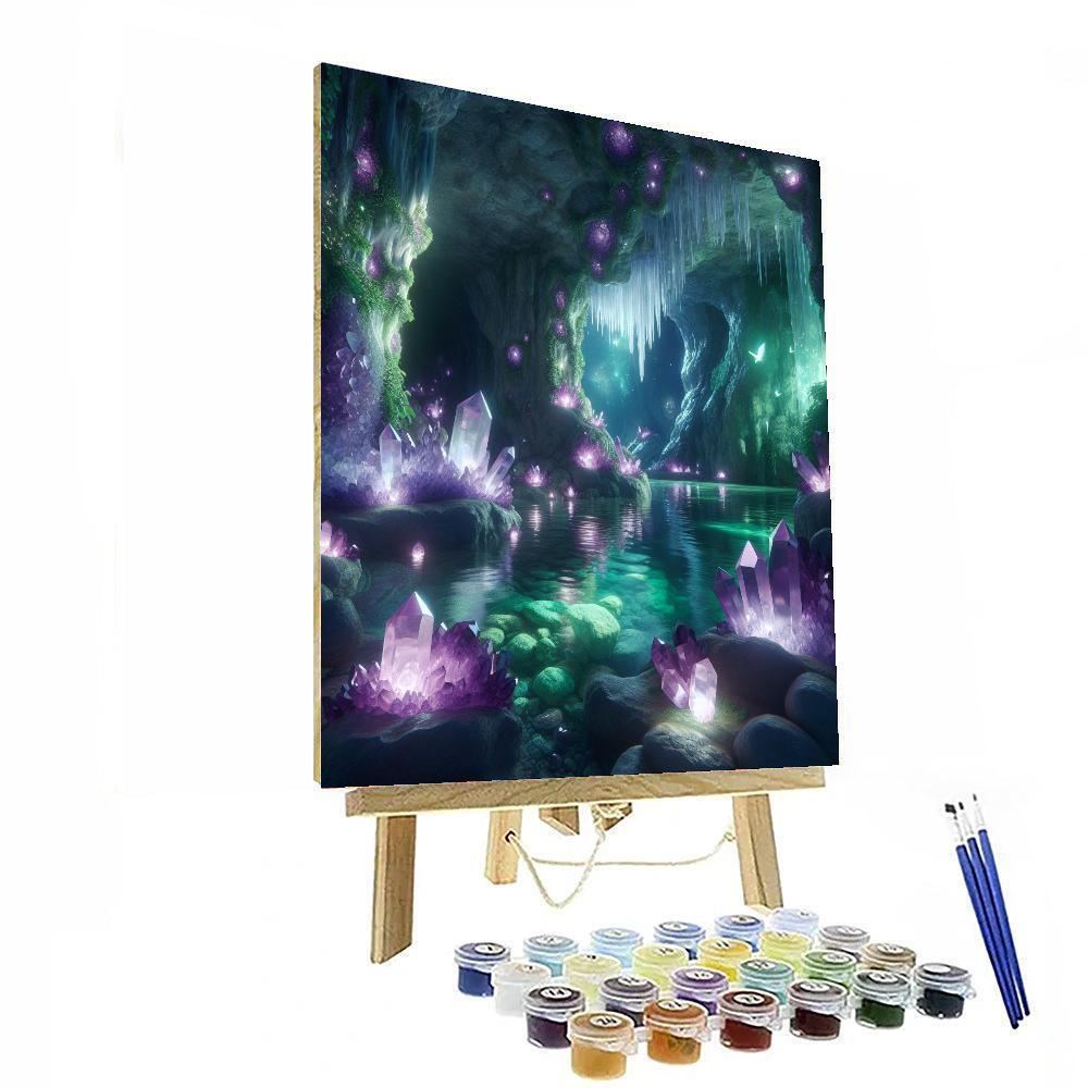 Crystal Cavern Escape Painting By Numbers Kit