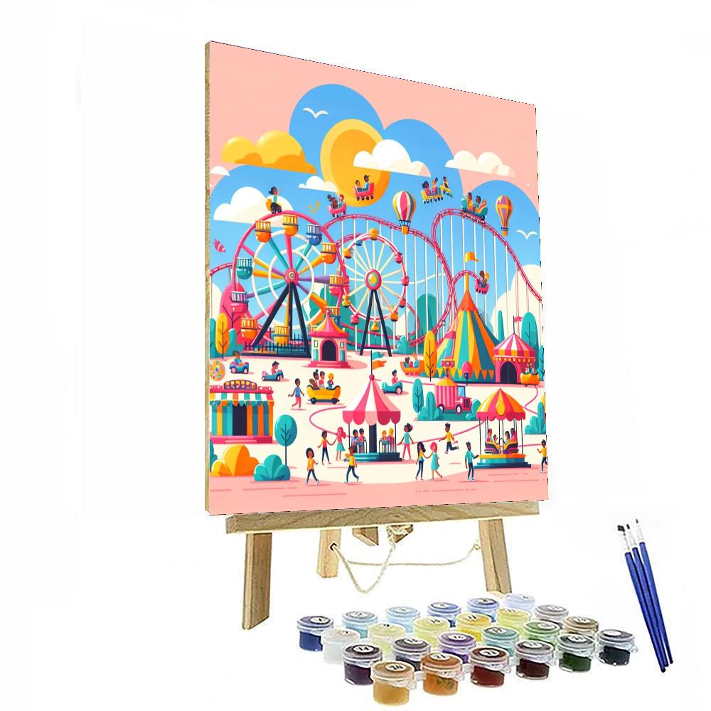 Adventurous Rides Paint By Numbers Art