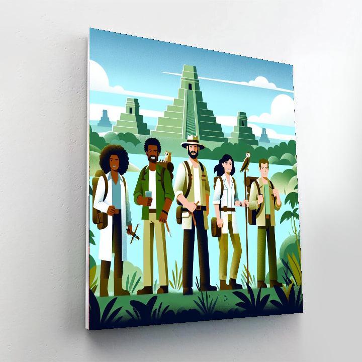 Adventurers Of The Lost World Paint By Number