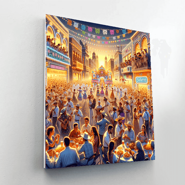 Fiesta San Antonio Paint By Number