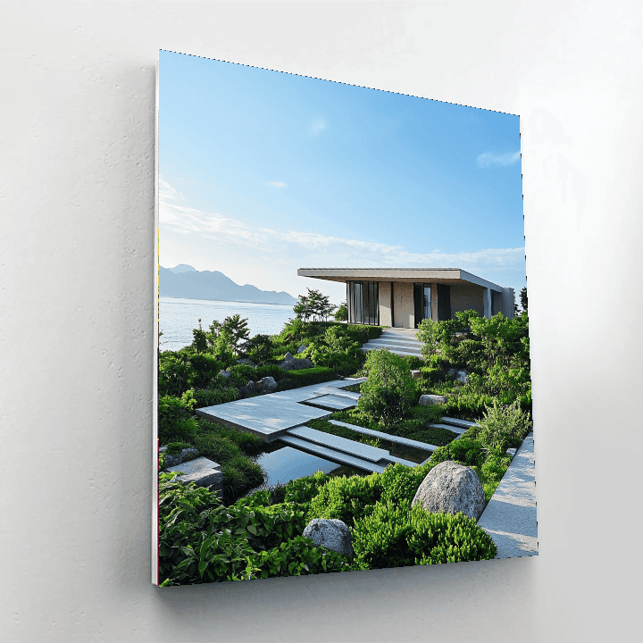 Naoshima Art Island - Japan Painting By Numbers Kit