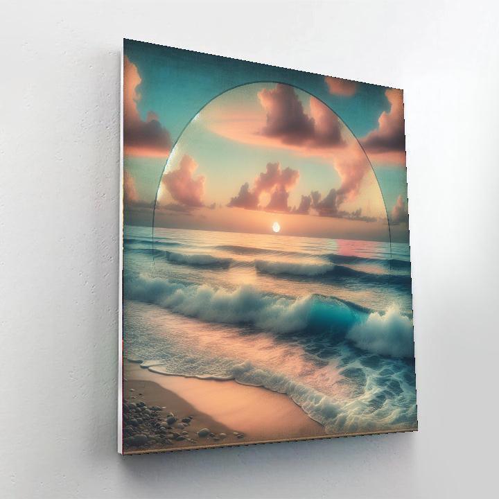Ethereal Sea Breeze Paint By Numbers Art