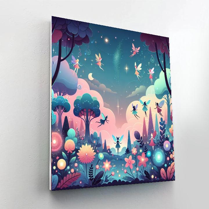 Cheerful Fairy Tale Forest Numbered Painting Kits