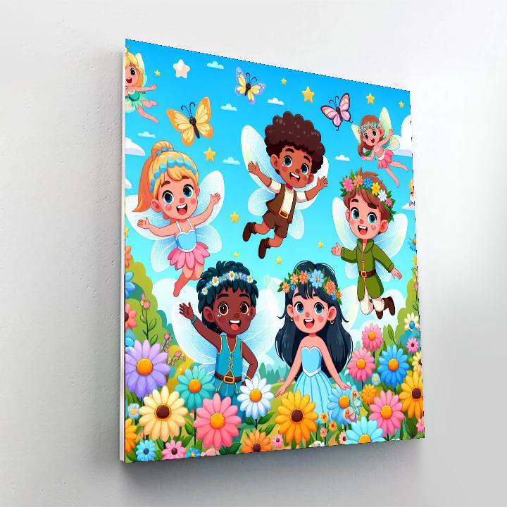 Fairytale Garden Painting Number Kit