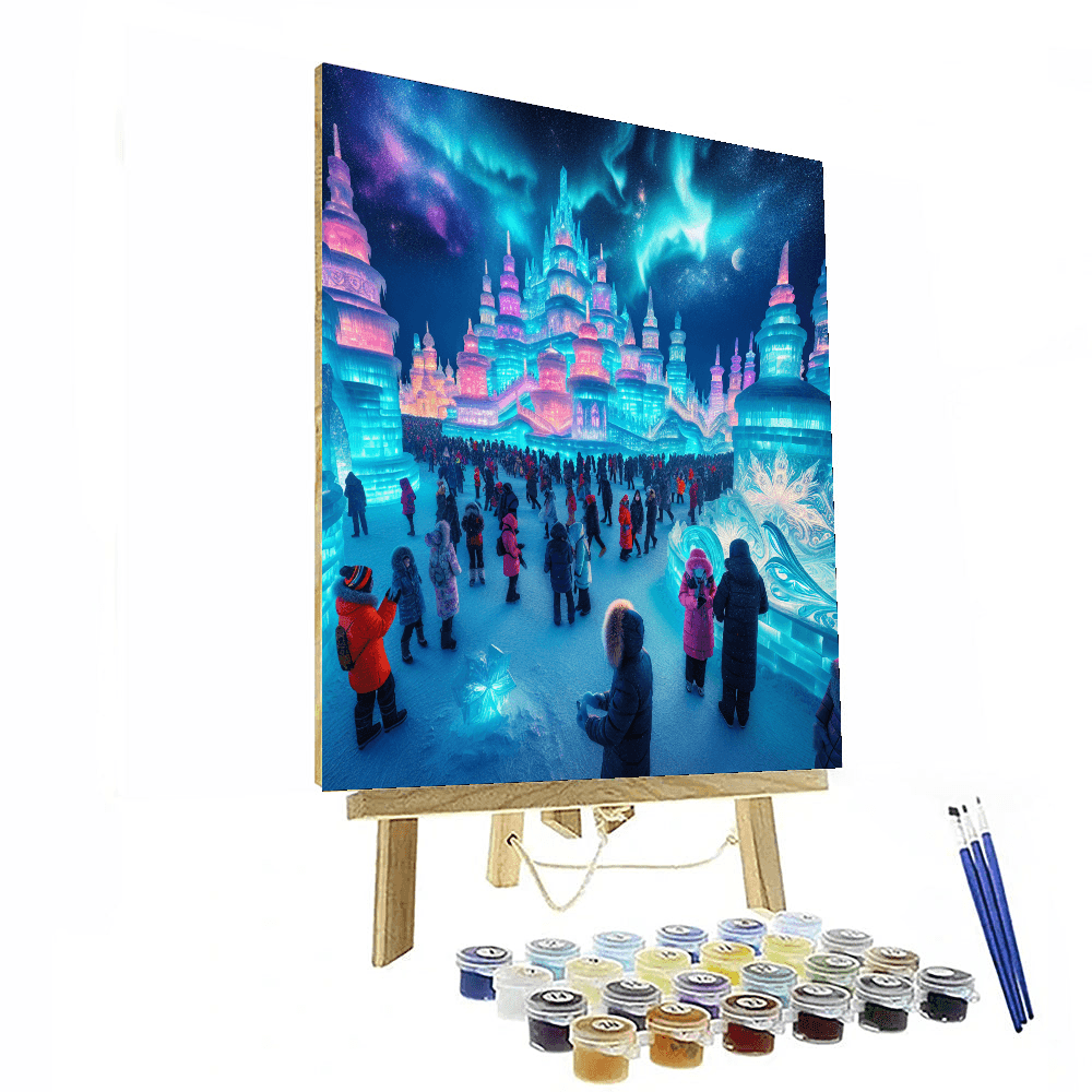Harbin Ice And Snow Sculpture Festival Number Painting
