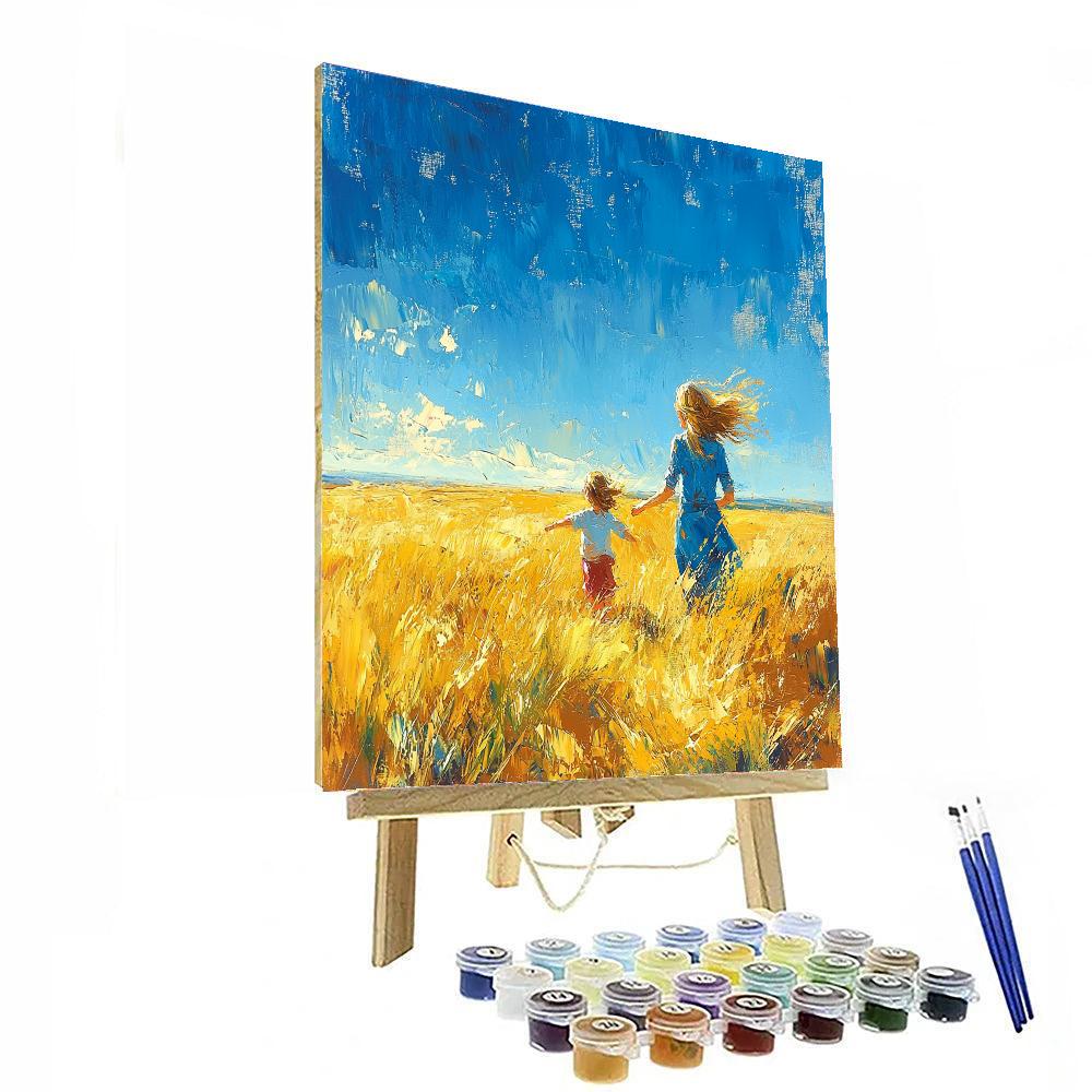 Fields Of Laughter Numbered Painting Kits