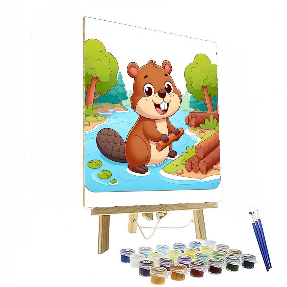 Eager Beaver Paint By Number