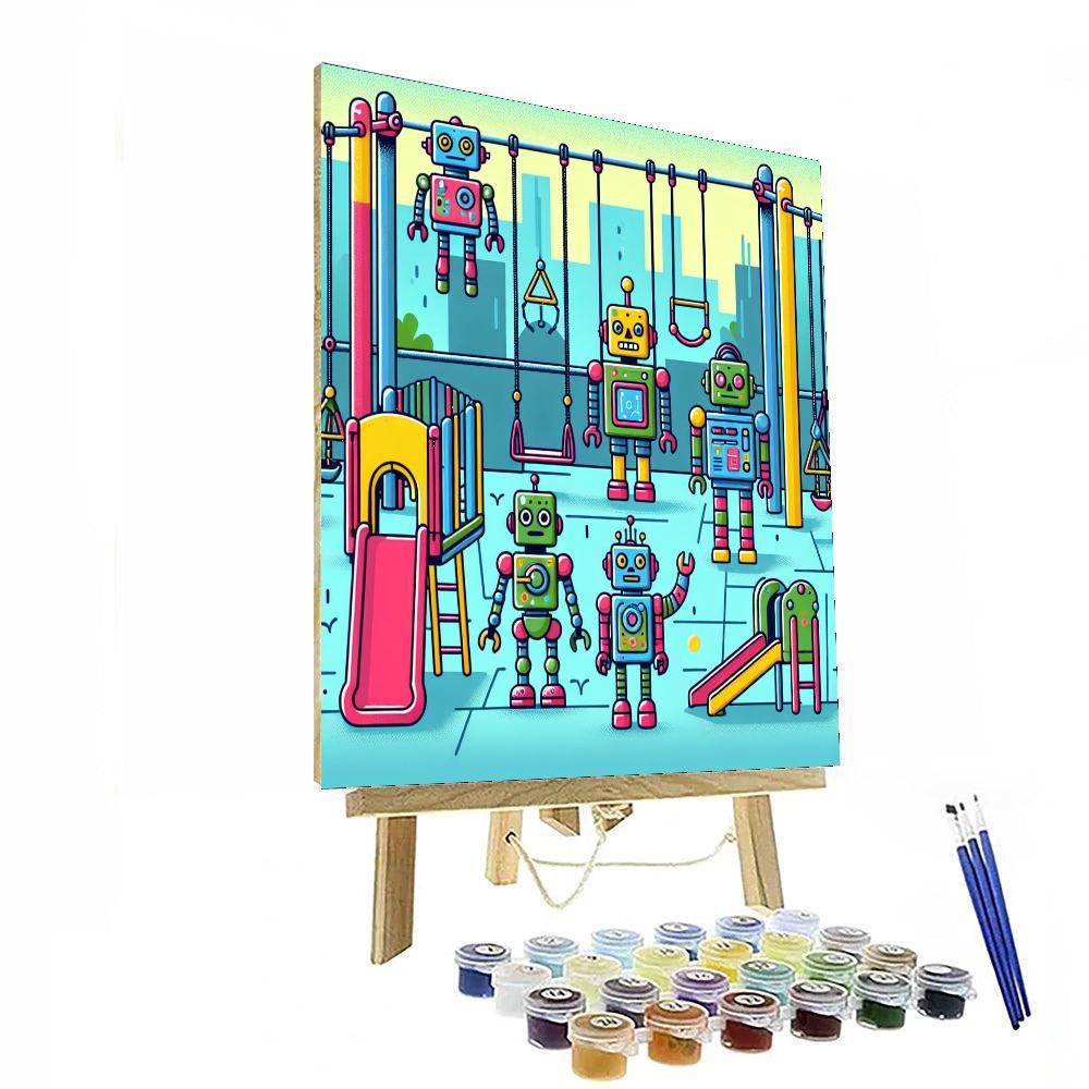 Robot Rascals Number Painting