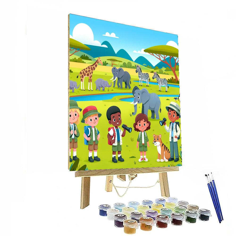 Safari Expedition Crew Paint By Numbers