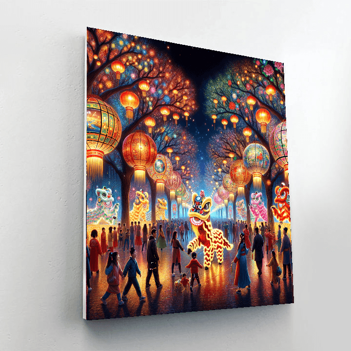 Chinese Lantern Festival Paint By Number