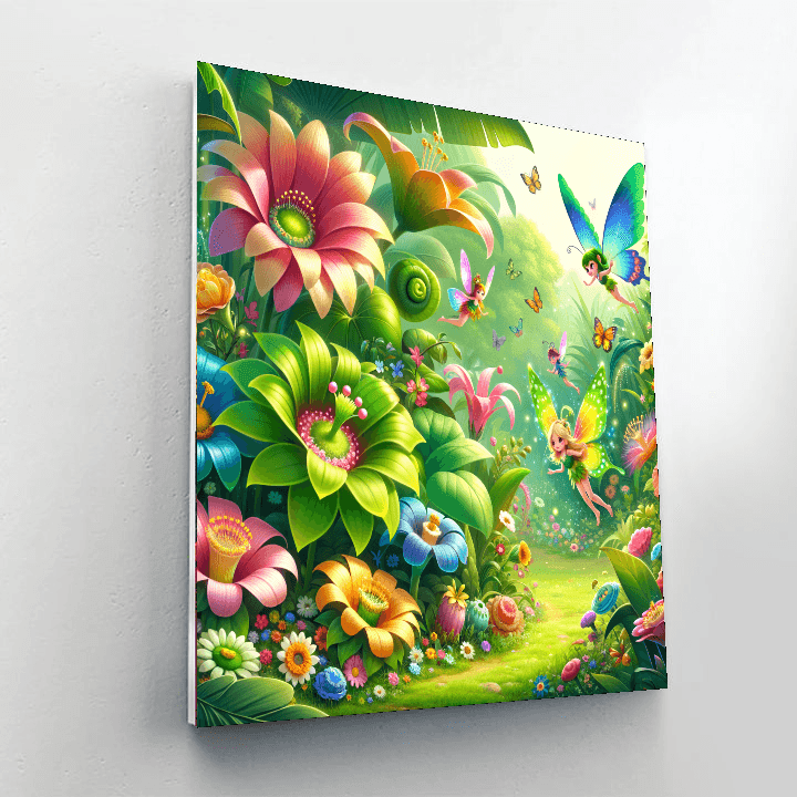 Fairy Tale Garden Number Painting